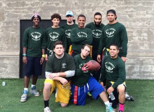 The Ivy St. Hawks flag football team