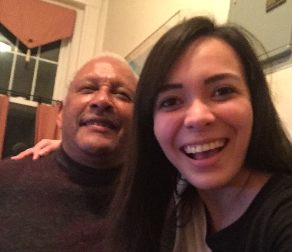 Stephanie Ross and Dean posing for a selfie