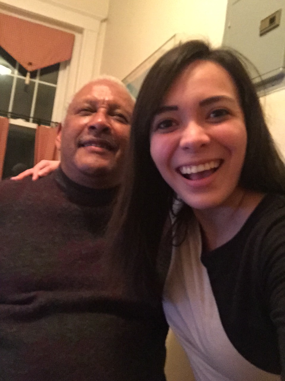 Stephanie Ross and Dean posing for a selfie