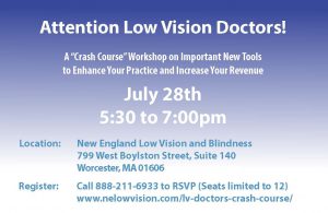 NELVB and MABVI workshop flyer
