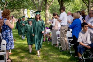 Ivy Street School students walk in Graduation 2016