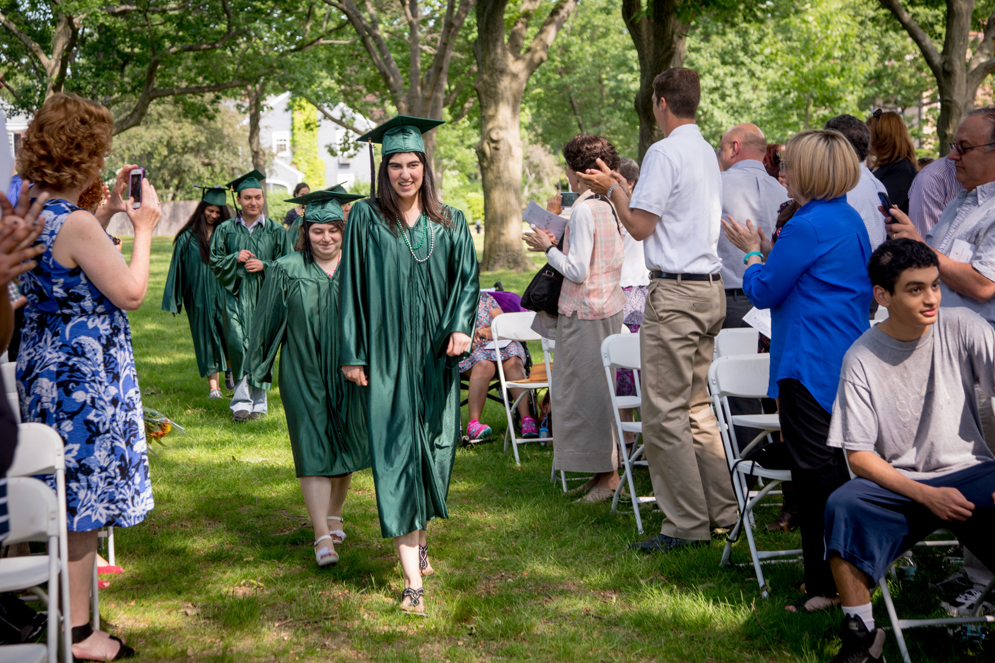 Ivy Street School students walk in Graduation 2016