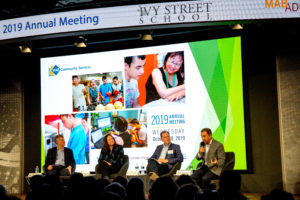 Image of a panel discussion at a MAB board meeting